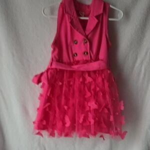 SHEIN Bright Pink Toddler Dress
